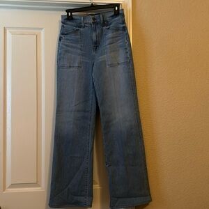 Veronica Bears wide leg, high rise Crosbie jeans